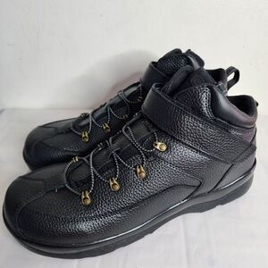 Apex Ariya Men's Hiking Boots Shoes Model A4100M Black Leather Size 14M
